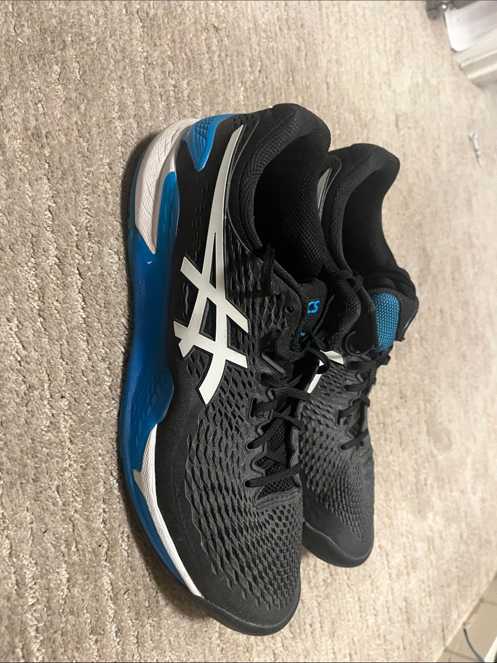 Asics men’s Gel Resolution 9 Tennis/Pickleball shoes size 11